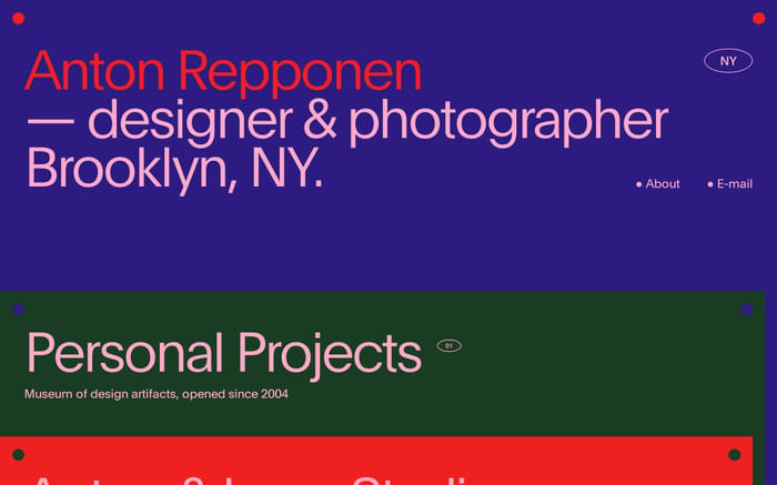 Anton Repponen website preview