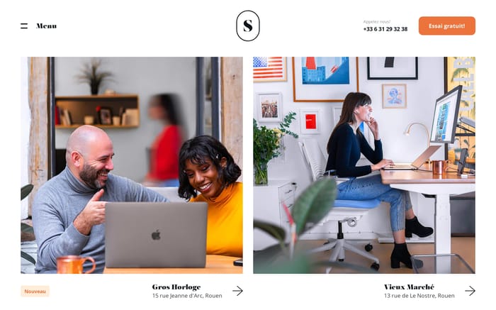 Le studio Rouen website preview