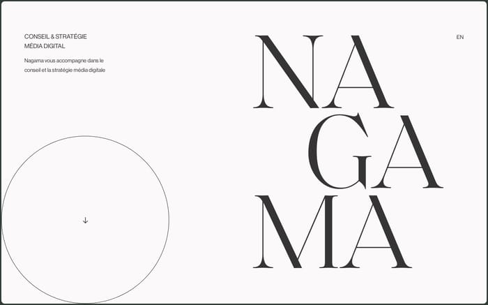 Nagama website preview