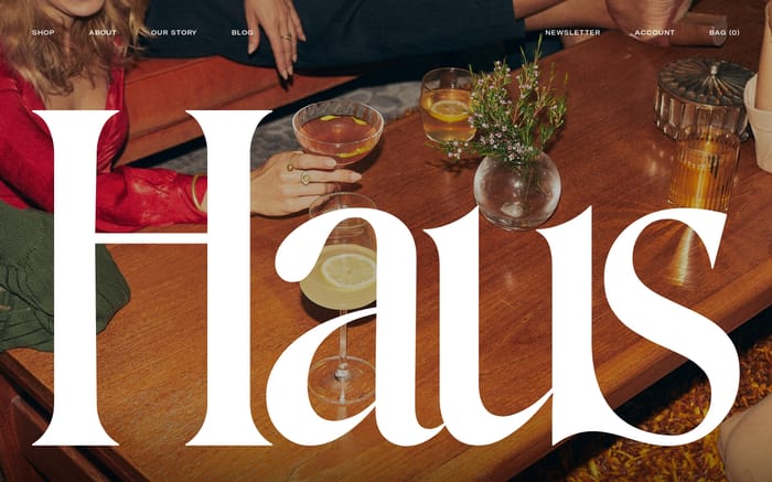 Haus website preview