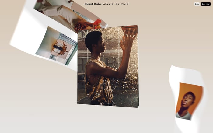 Micaiah Carter website preview