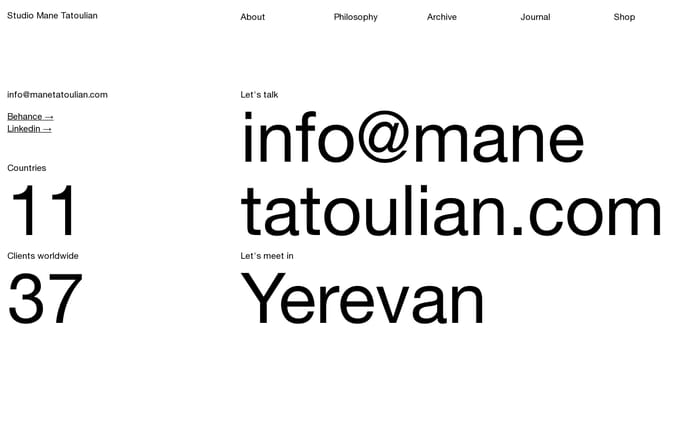 Mane website preview