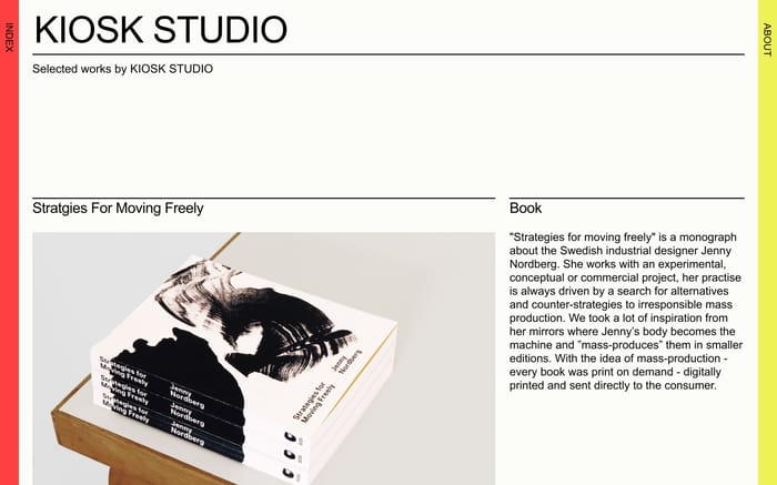 Kiosk studio website preview