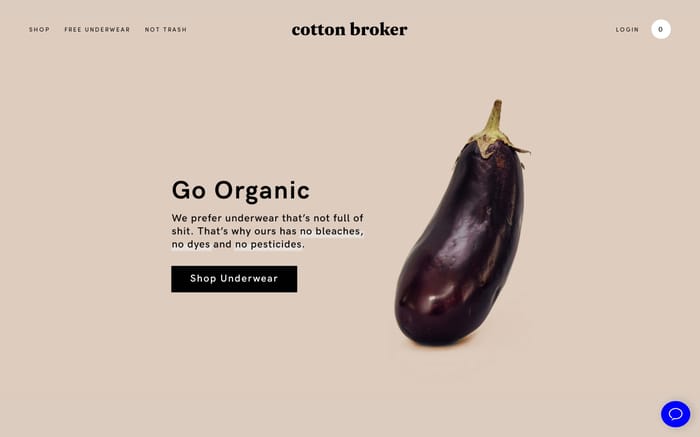 Cotton Broker website preview