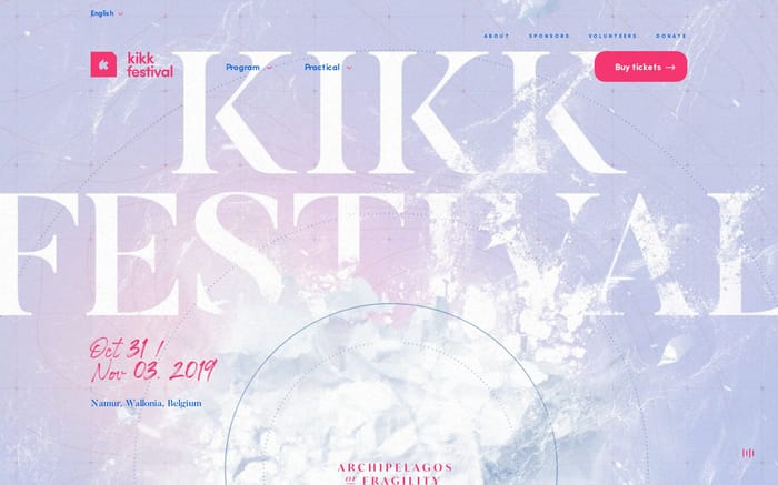KIKK Festival 2019 website preview