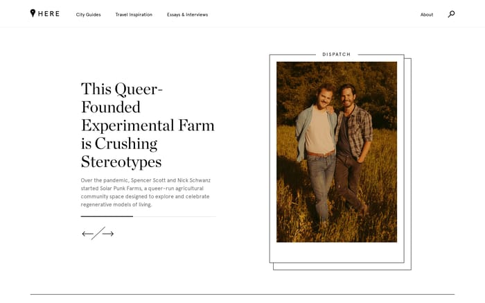 Here website preview