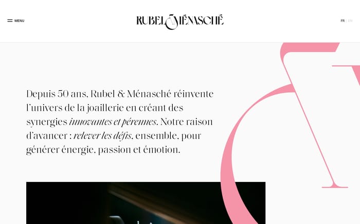 Rubel & Ménasché website preview
