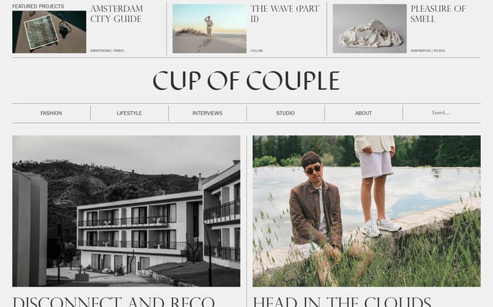 Cup of Couple website preview
