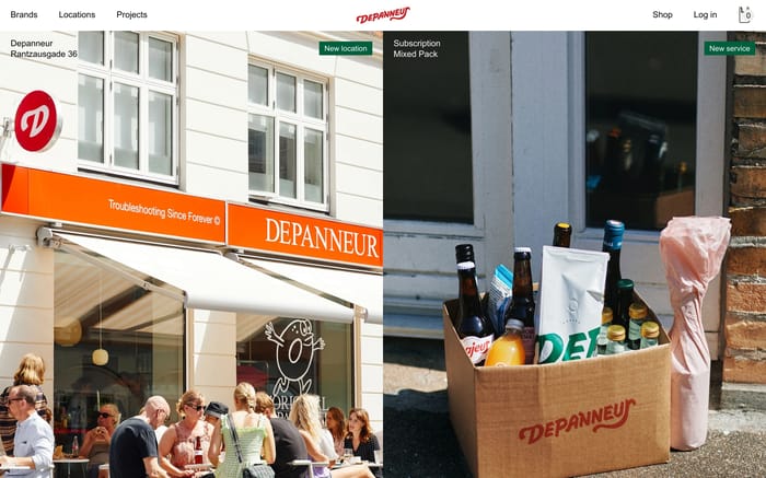 Depanneur website preview