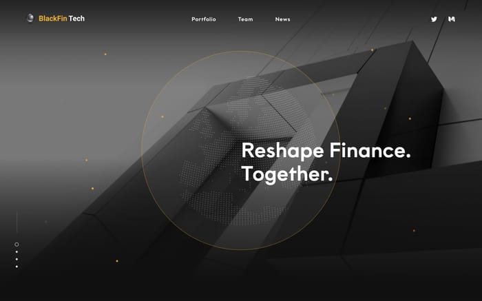 BlackFin Tech website preview