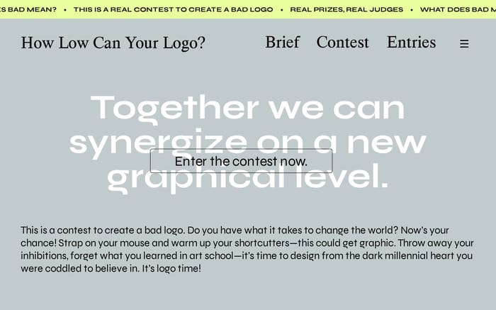 How Low Can Your Logo website preview
