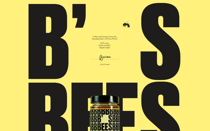 B’s Bees website preview