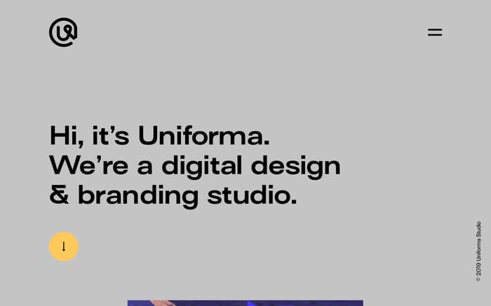 Uniforma Studio website preview