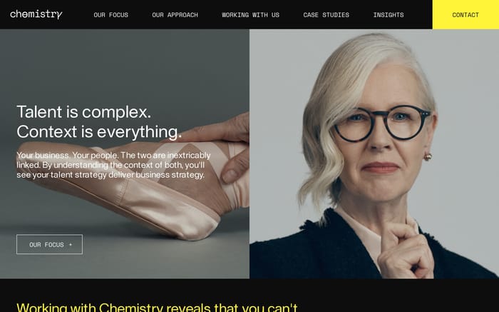 Chemistry website preview