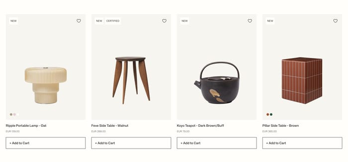 Ferm Living section preview