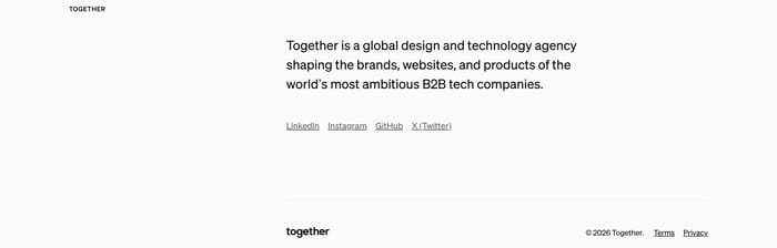 Together section preview