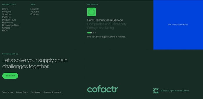 Footer preview