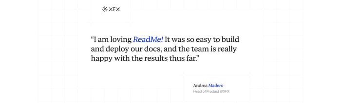 ReadMe section preview