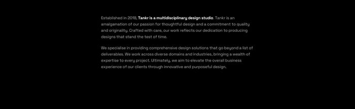 Tankr section preview