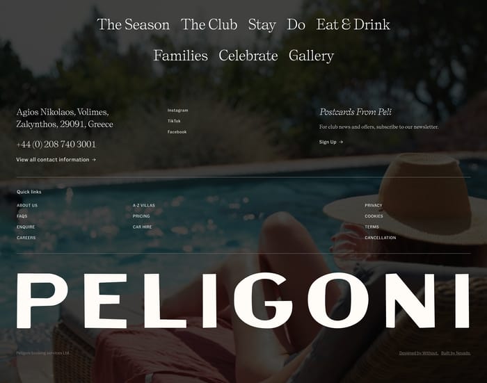 Peligoni section preview