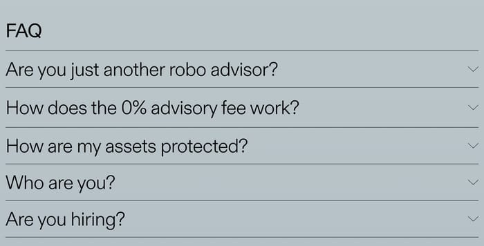 FAQ preview