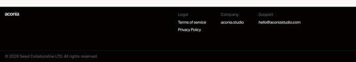 Footer preview
