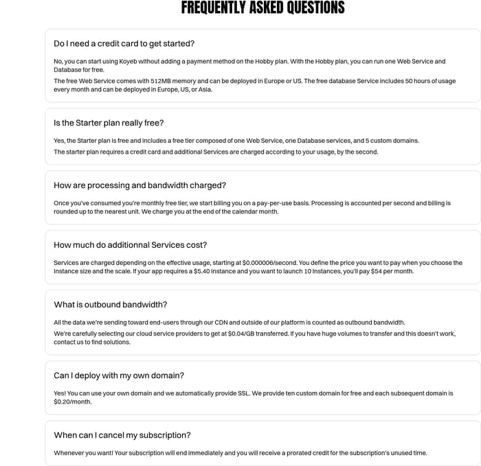 FAQ preview