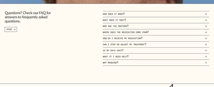 Menkind FAQ preview