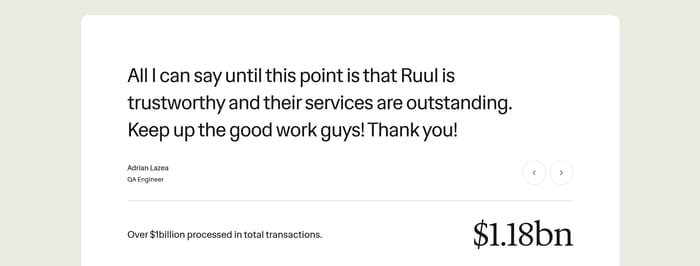 Ruul section preview