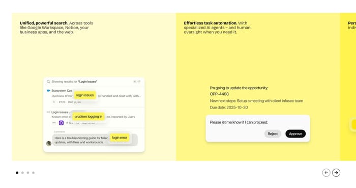 DevRev section preview