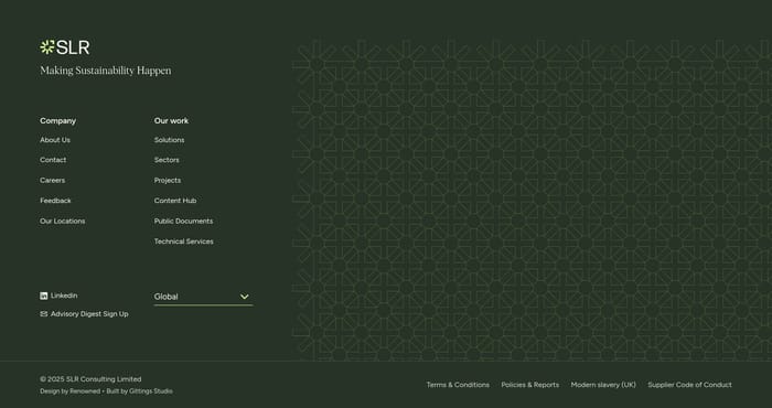 SLR Consulting section preview