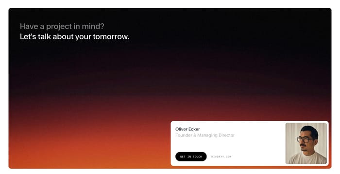 Contact preview