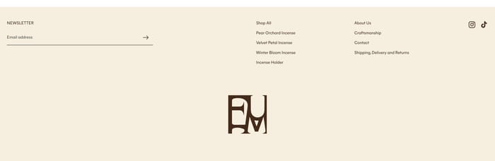 Footer preview