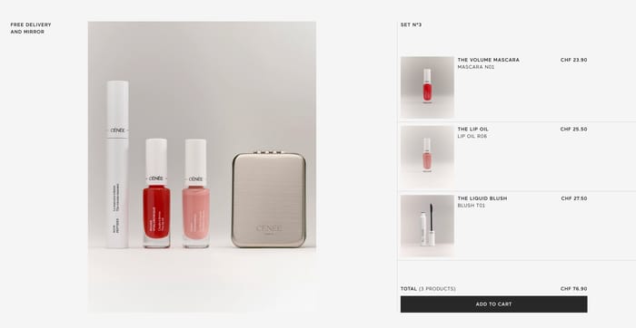 Product list preview