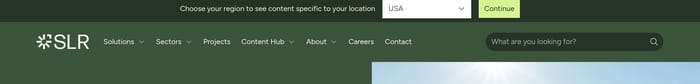 SLR Consulting section preview
