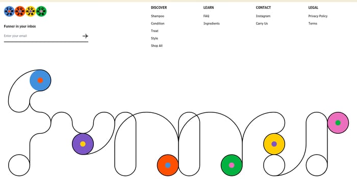 Footer preview