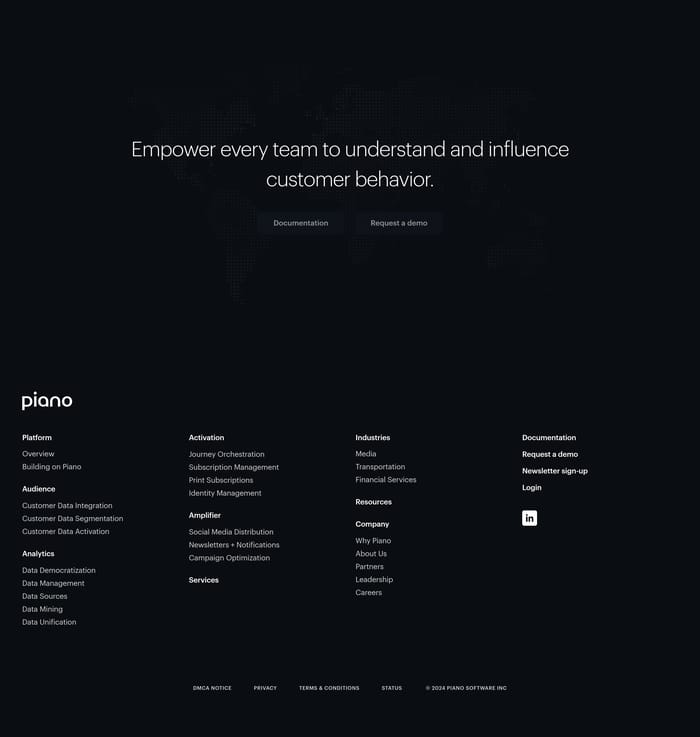 Footer preview