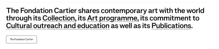 Fondation Cartier pour l’art contemporain section preview