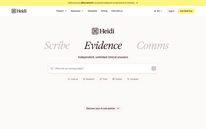 Heidi Health section preview