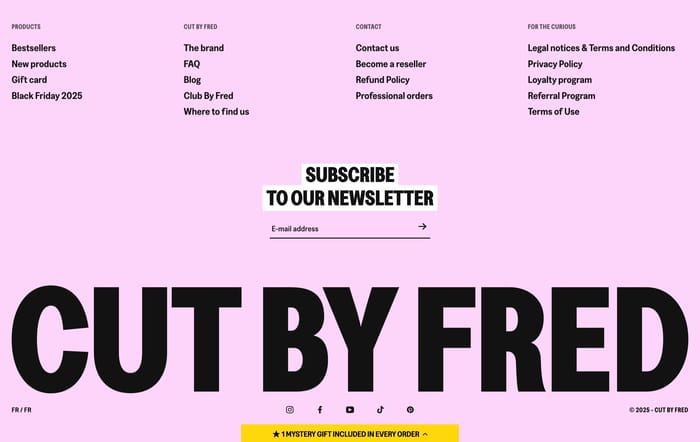 Cut By Fred section preview