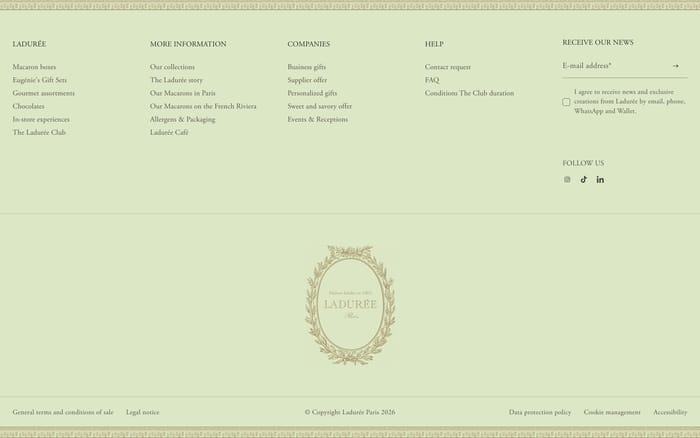 Footer preview