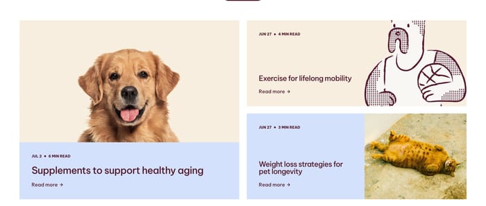 Petspan section preview