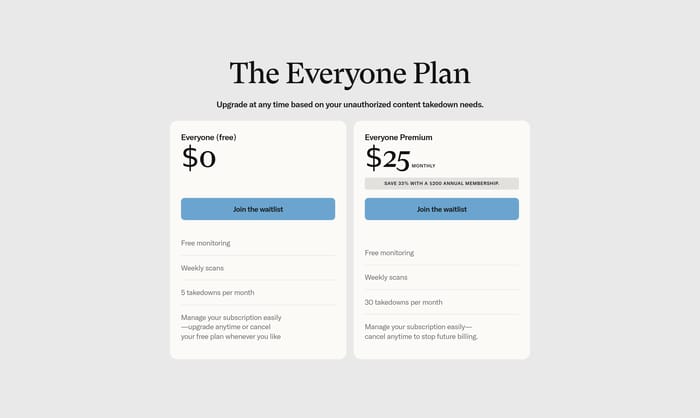 Pricing preview
