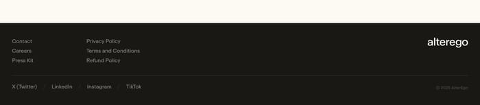 Footer preview