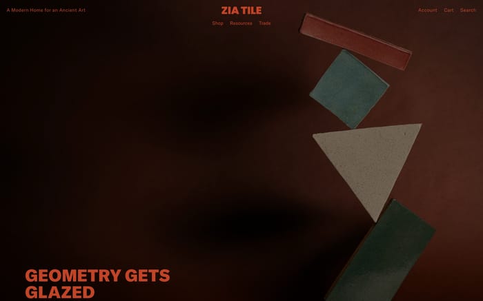 Zia Tile section preview