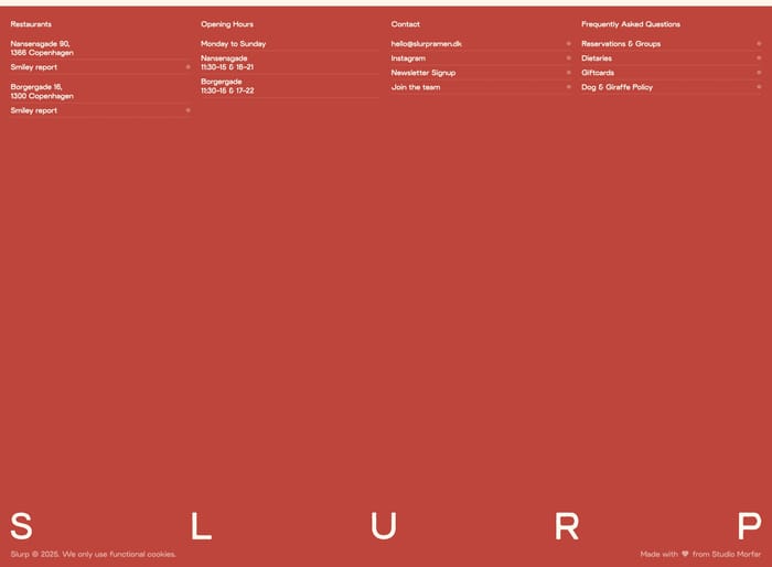 Slurp section preview