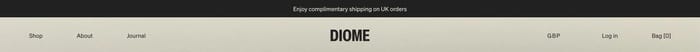 Header preview