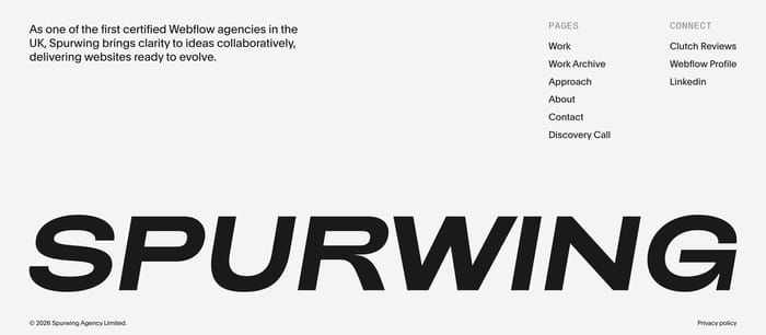 Footer preview