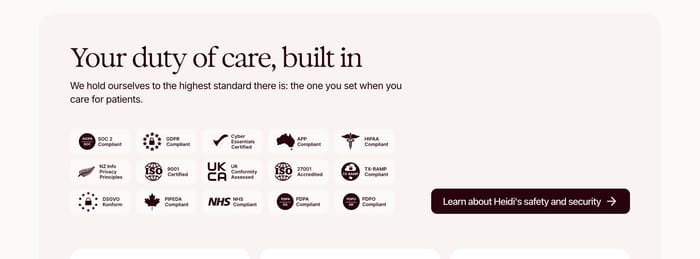 Heidi Health section preview
