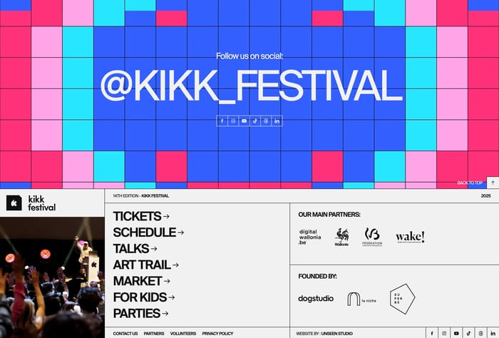 Footer preview